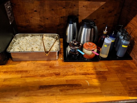 オリオン食堂　セルフコーナー