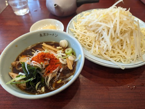大番　もやしつけめん