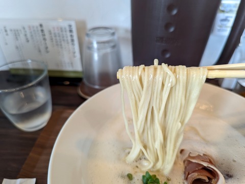 鶏×麦らら 麺