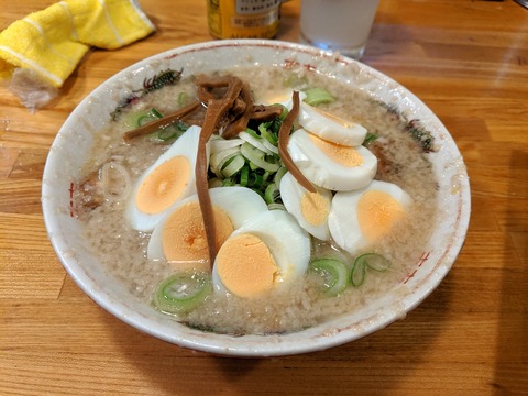 下頭橋 ラーメンスライス玉子