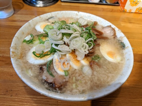 下頭橋 ラーメンスライス玉子