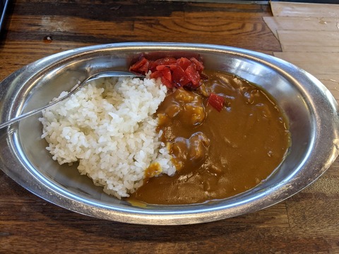 タロー軒　半カレー