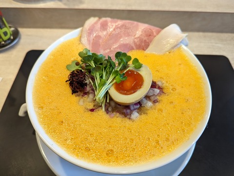 たまき　鶏白湯泡ramenトマト