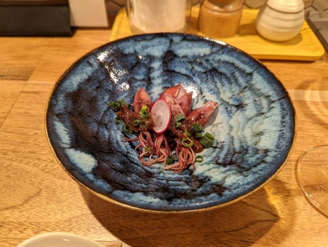 海老丸　ホタルイカのバルサミコ酢みそ