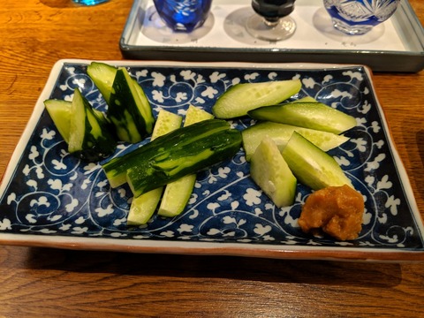 しぇんろん 味噌キュウリ