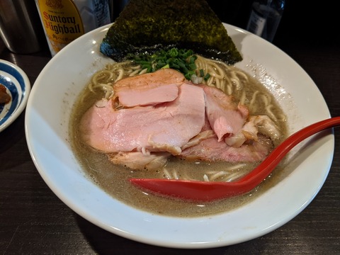 麺処夏海　煮干そば（白）