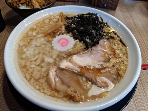 みずさわ　生姜醤油背脂