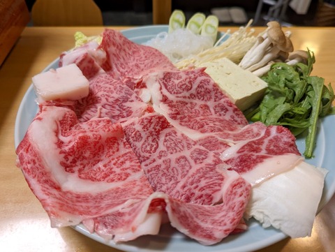 米沢牛ぐっど すき焼き1