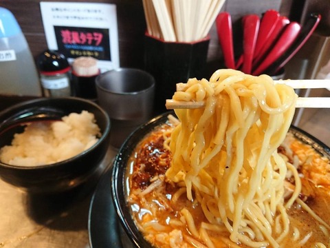 波風タテヲ 麺