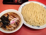 栄楽 チャーシュー入つけそば (1)
