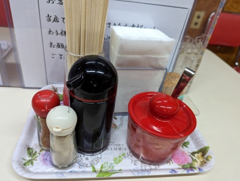 焼きそば 石田屋 卓上調味料