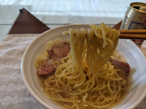 〇恵中華そば 麺