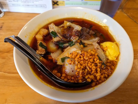 ワシワシ東京　辛いワシワシラーメン