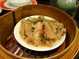 萬珍樓　牛モツ黒豆ソース蒸