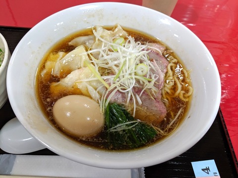 手打焔 小田急 特製海老ワンタンメン
