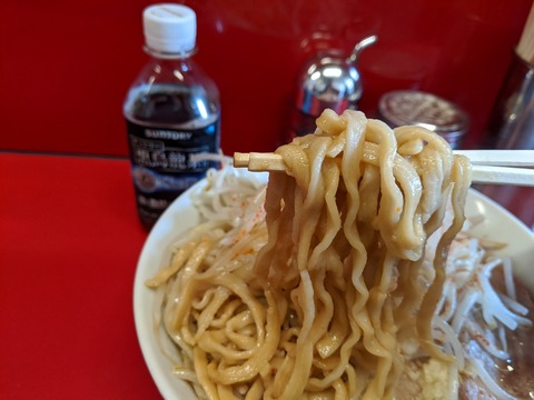 ラーメン二郎　西台駅前店　麺