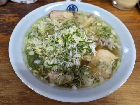 丸信本家 チャーシューメンネギダブル
