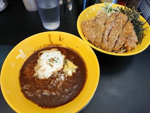 カレーつけ麺壬生　とんかつカレーつけ麺
