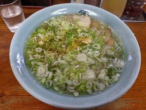 丸信ラーメン チャーシュー麺ネギダブル