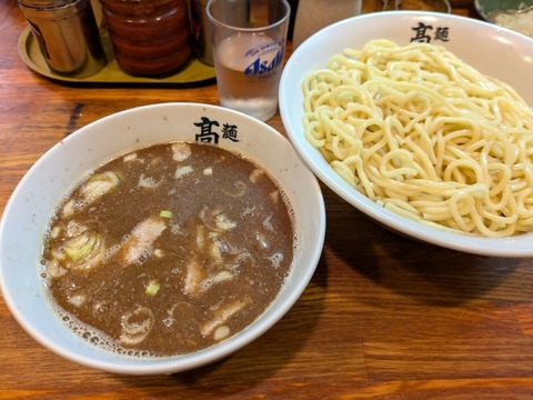 髙はし 半肉入りつけそば