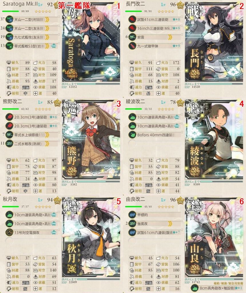6 2 精強大型航空母艦 抜錨 攻略記事 提督っていっとく 艦これ航海日誌 6 2 精強大型航空母艦 抜錨 攻略記事 提督っていっとく 艦これ航海日誌