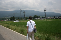 田んぼのなか