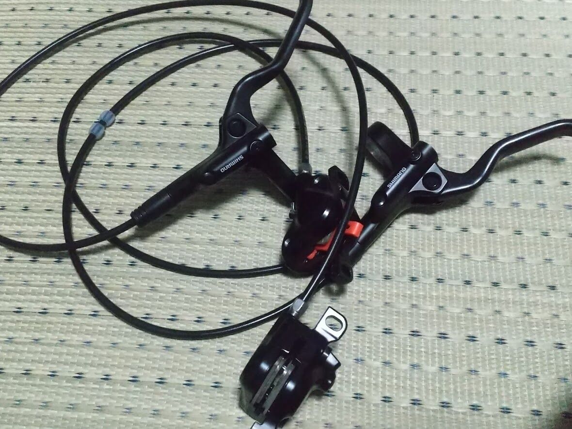 中古パーツを手に入れた シマノmt201 油圧ディスク : だらだらポタリング