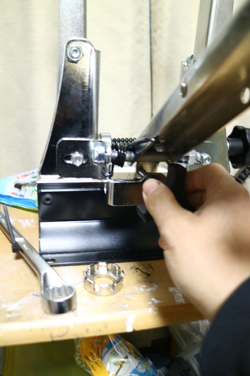 PWT の振れ取り台を導入 : だらだらポタリング