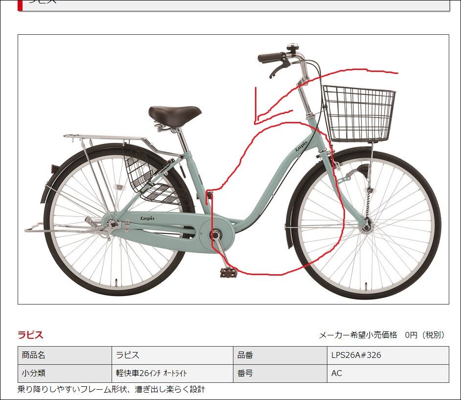 ママチャリの選び方とかのはなし : だらだらポタリング