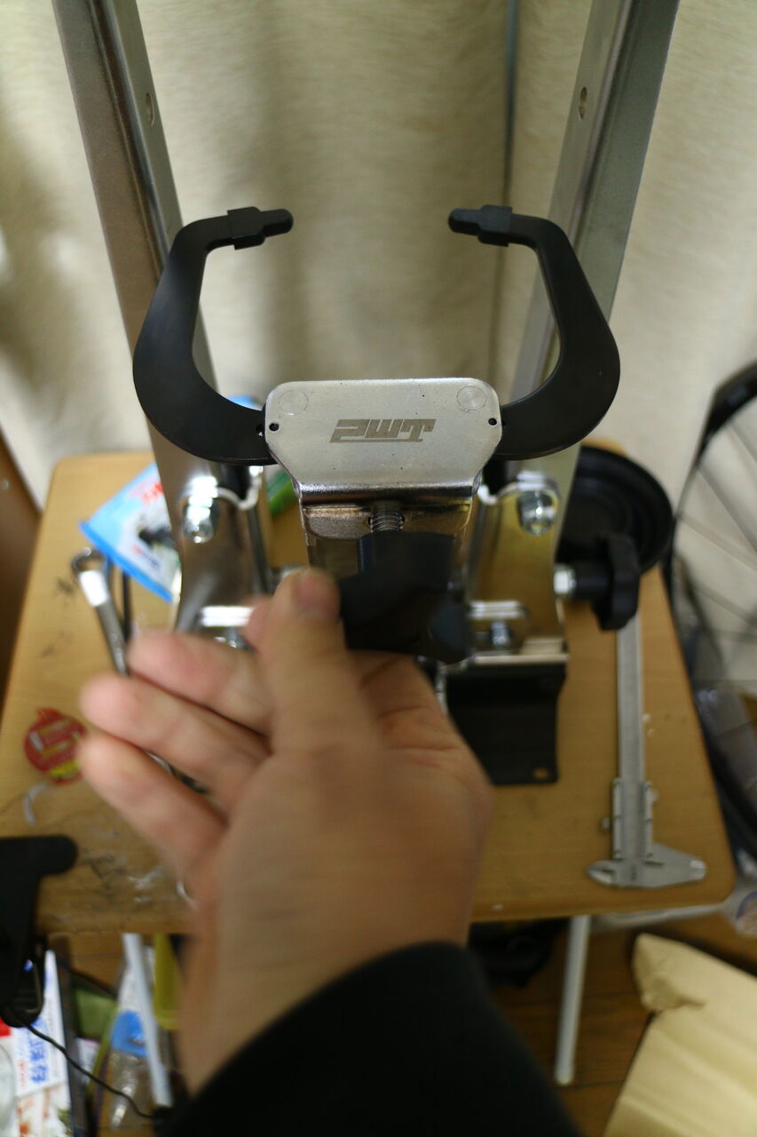 PWT の振れ取り台を導入 : だらだらポタリング