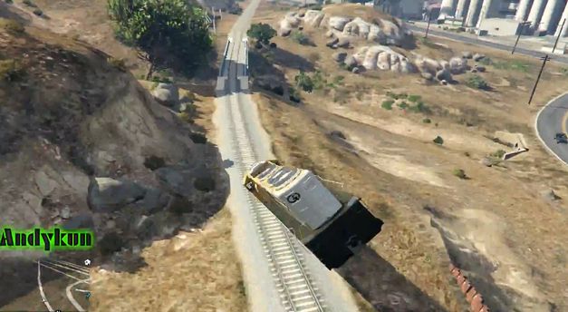 Gta5 電車の運転自由自在mod登場 脱線も出来るだとww Gta5だけじゃない速報 Gta5 電車の運転自由自在mod登場 脱線も出来るだとww Gta5だけじゃない速報