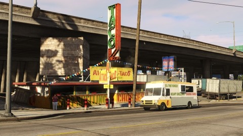 Gta5 タコスバンがたまたま湧いたから元ネタの店まで運んでみた オンライン Gta5だけじゃない速報