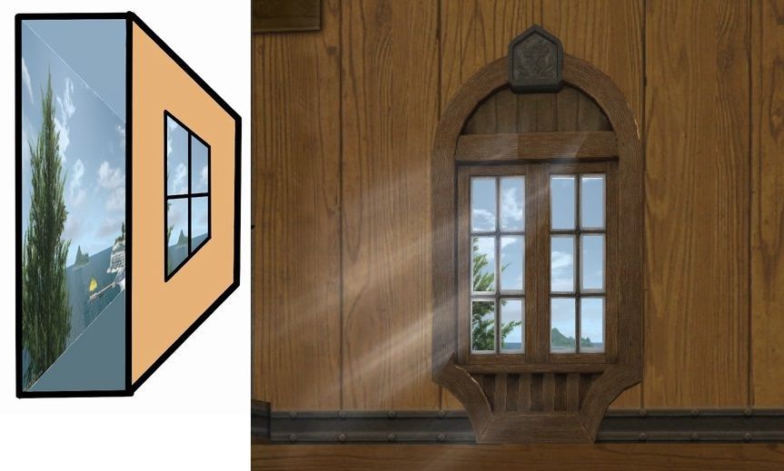 新生ff14 ハウジングにはもっと開放感が欲しい を叶えるべく人工的に窓を作ってみた 画像有 Ff14速報