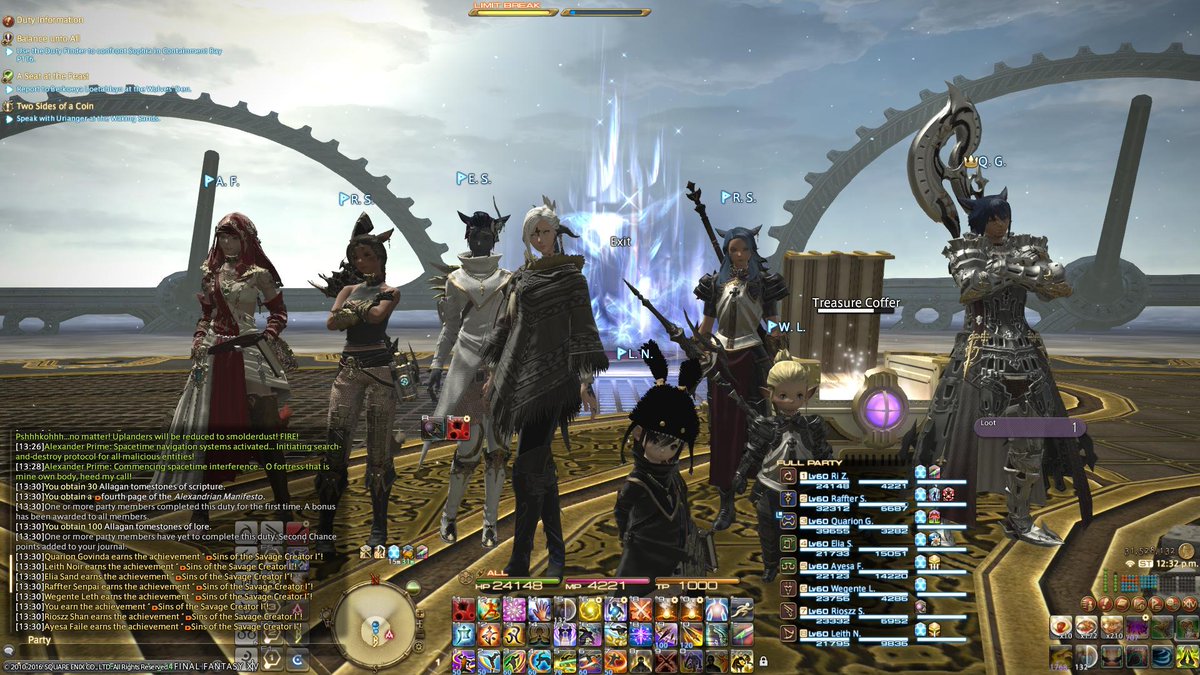Ff14 海外fc Angered が機工城アレキサンダー天動編零式4層をついにクリア Ff14速報 Ff14 海外fc Angered が機工城アレキサンダー天動編零式4層をついにクリア Ff14速報
