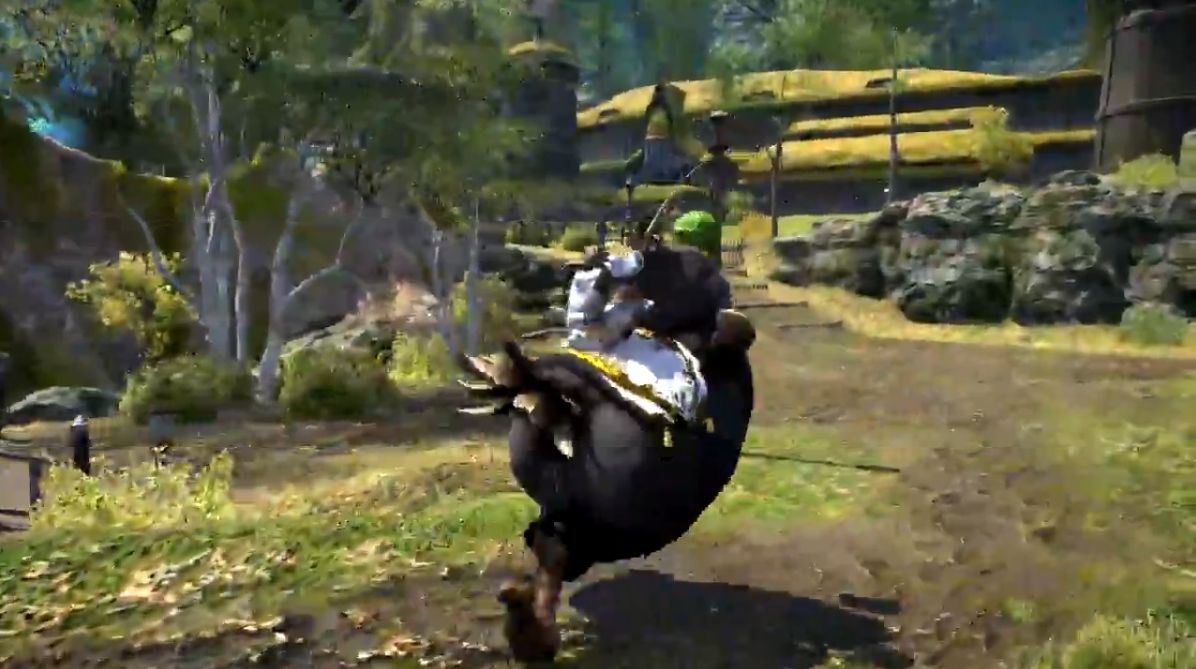 Ff14 ローソン コラボ限定マウント でぶ黒チョコボ の実機映像が公開 Ff14速報 Ff14 ローソン コラボ限定マウント でぶ黒チョコボ の実機映像が公開 Ff14速報
