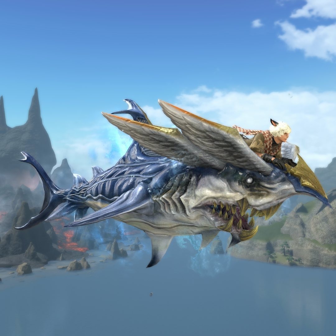 Ff14 5 2で新たに実装される サメマウント の実機画像が公開 Ff14速報