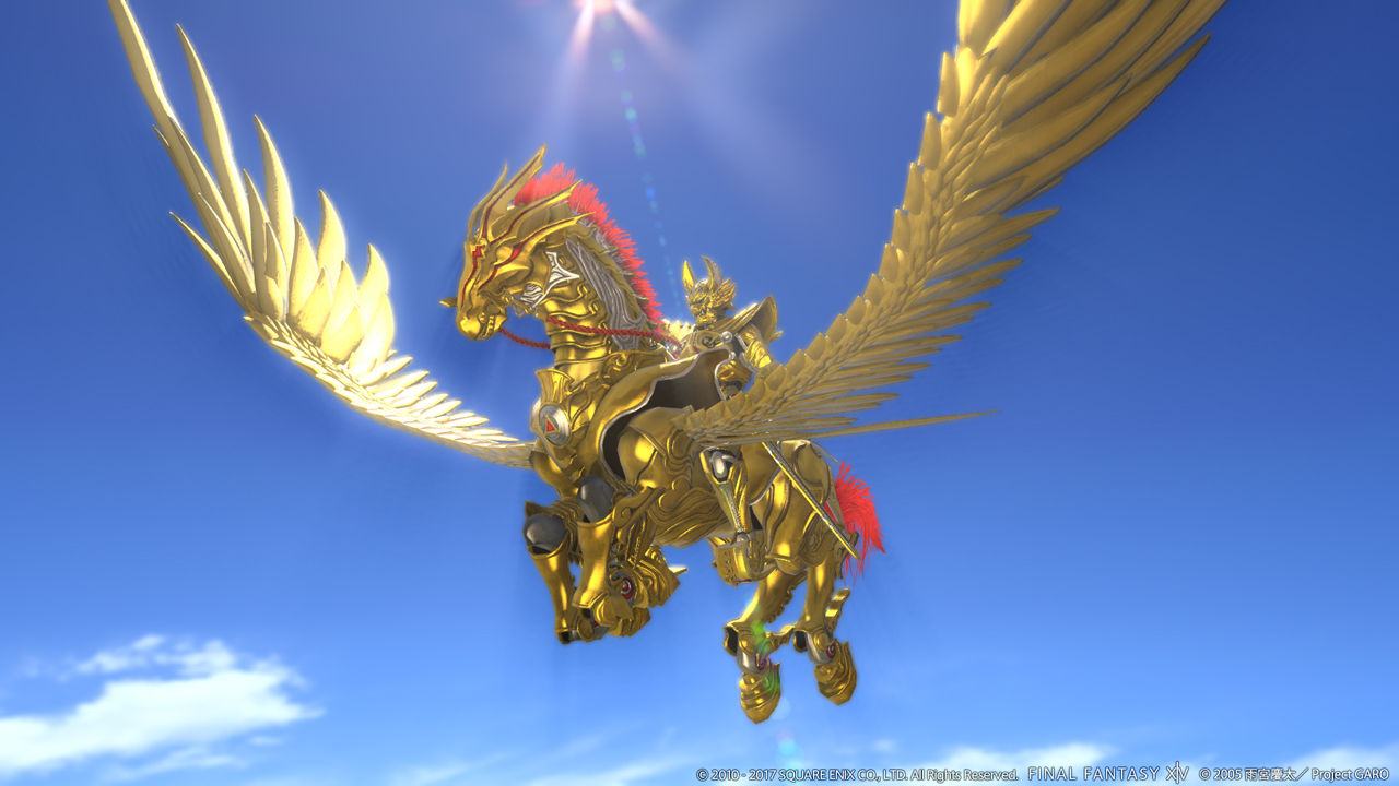 Ff14 馬系マウントが飛んでる時 足が動いてるのって変じゃない Ff14ch