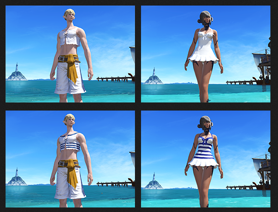Ff14 オプションアイテムに紅蓮祭15の報酬水着が追加 価格は324円 Ff14ch