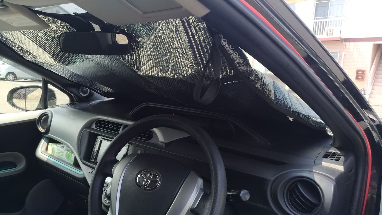 アクア サンシェードへたる 劣化 修理 テクの独り言