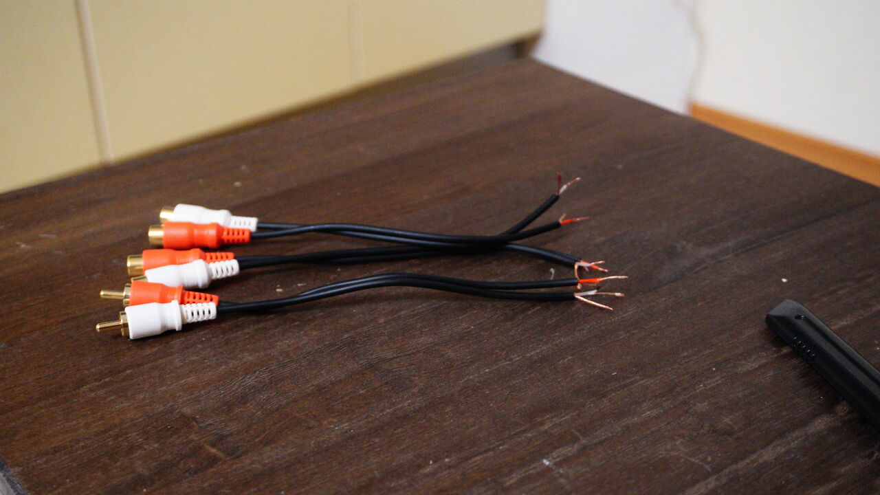 Diy Rca分岐修理 ハンダ付け テクの独り言