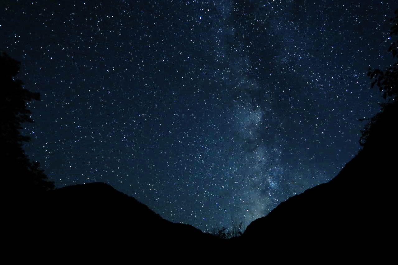 奈良県天川村 当館がオススメの秘密の川の星空 : 旅の別世界へようこそ!