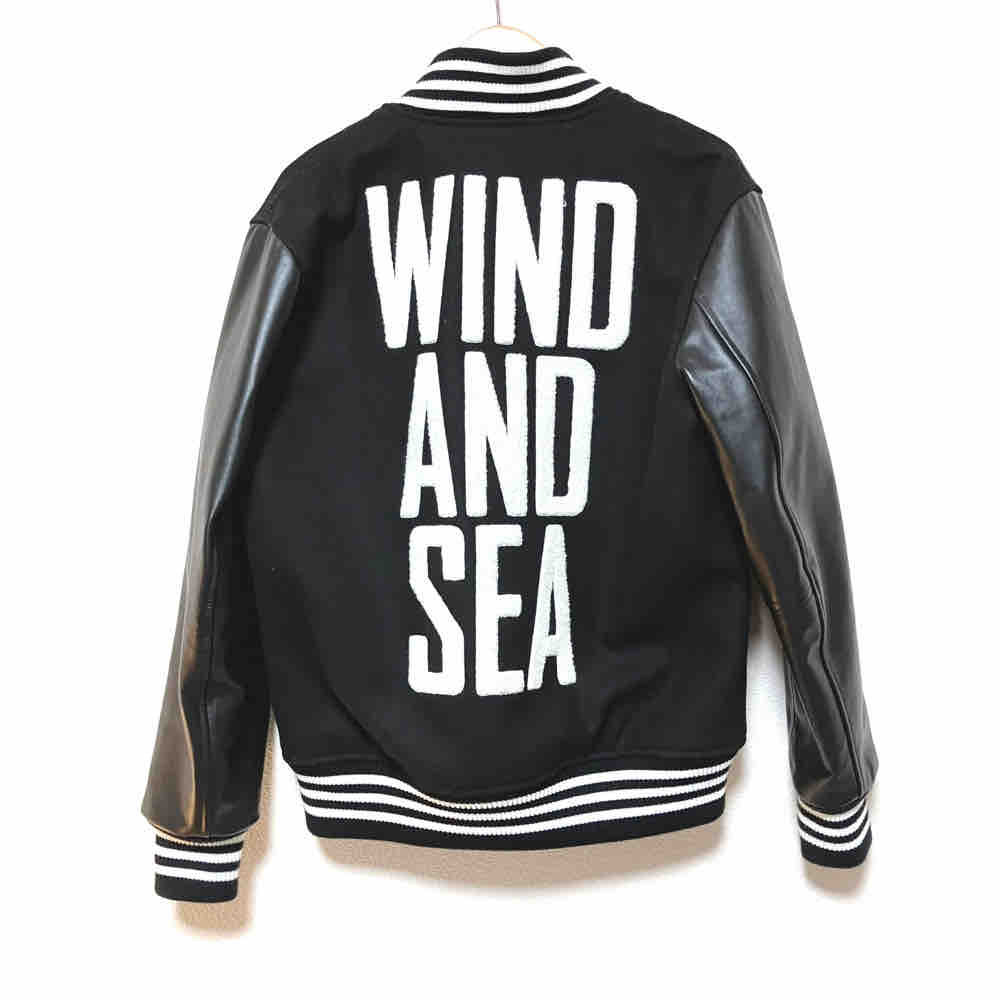【冬バーゲン★特別送料無料！】 ウィンダンシー スタジャン｜WIND AND SEA : KURO ジャケット・アウター
