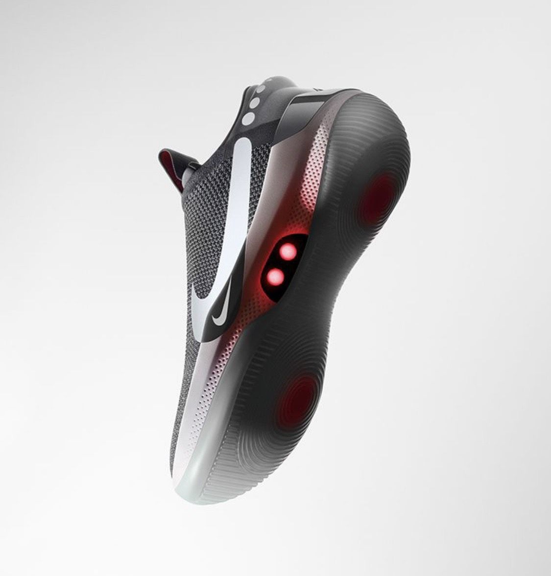 nike adapt dark grey