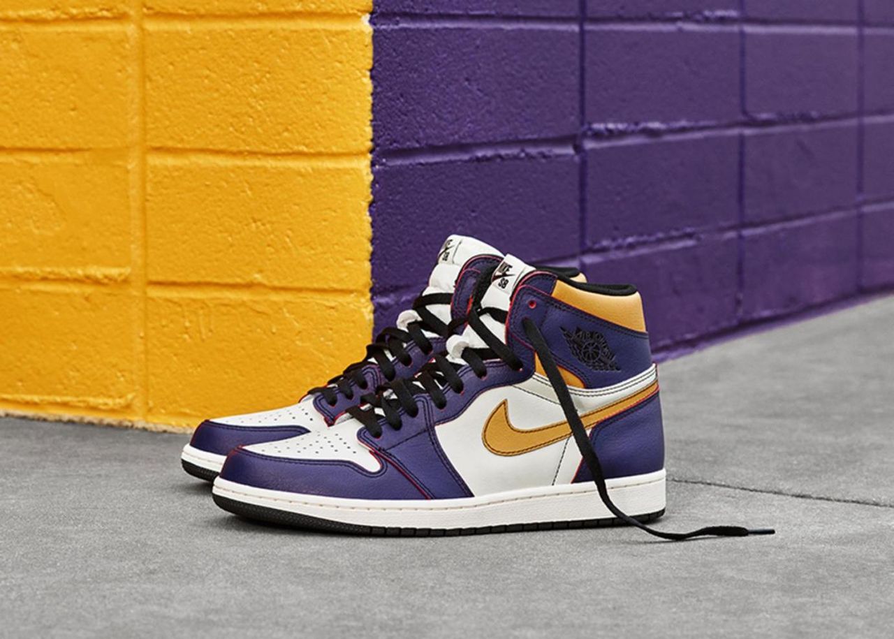 jordan x nike sb lakers