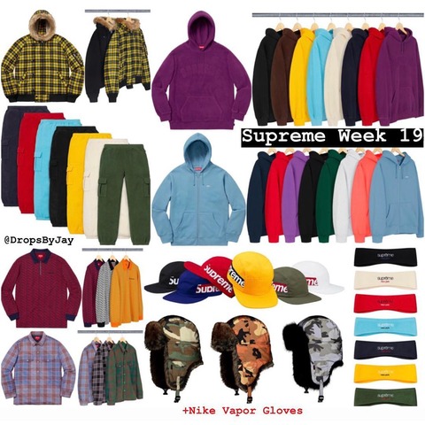 supreme 2018AW week19