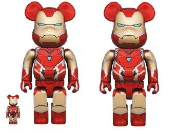 11月28日発売】BE@RBRICK IRON MAN MARK 85 100％ & 400％ / 1000 ...