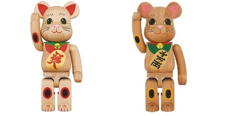 BE@RBRICK カリモク招き猫 弍 400％