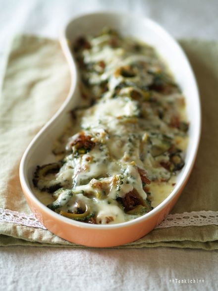 母さんのれしぴぃ置き場-ゴーヤのおかかチーズ