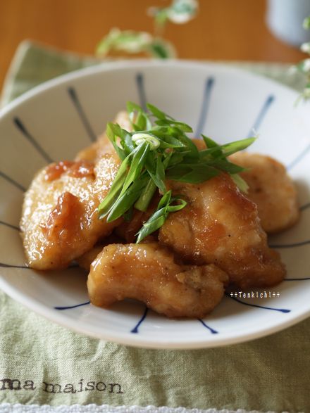 母さんのれしぴぃ置き場-胸肉の梅肉だれ漬け