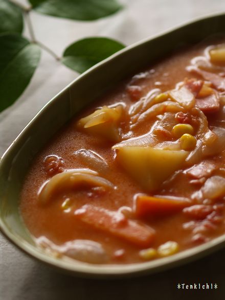 母さんのれしぴぃ置き場-トマトクリームシチュー